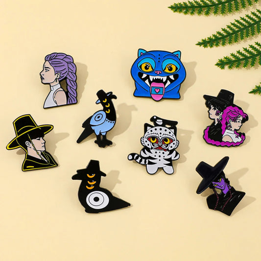 KPop Demon Hunters Enamel Pins – Unique Brooches for Fans