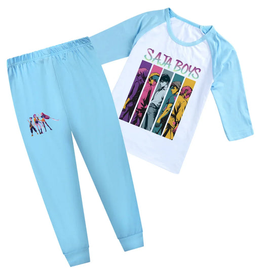 Children KPop Demon Hunters Huntrix Clothing Set – Kids Casual Comfort Outfits