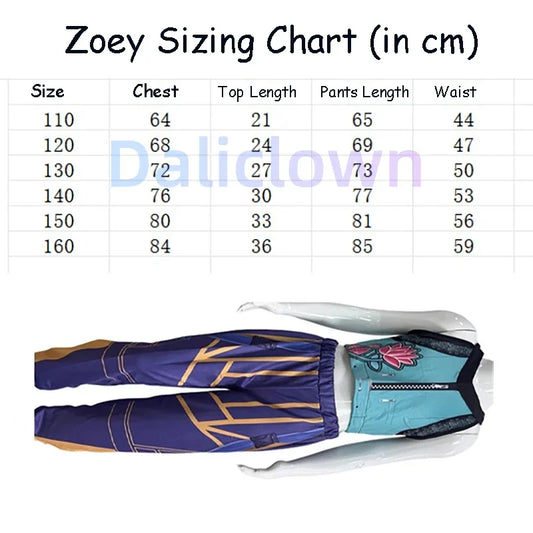 Huntrix KPop Demon Hunters Cosplay Costume for Kids