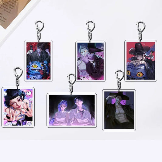 KPop Demon Hunters HUNTR/X Acrylic Keychain – Cosplay Pendant Gift