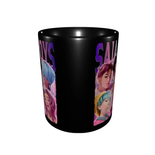 Kpop Demon Hunters Saja Boys Coffee Mug – Perfect for Fans and Collectors