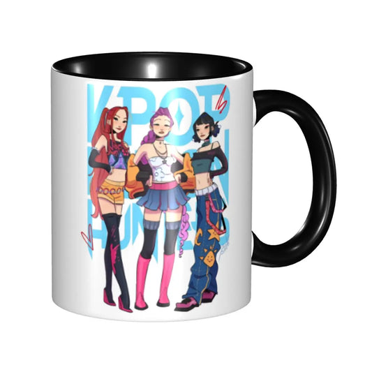 Kpop Demon Hunters Huntrix Mugs – Cute 2025 Movie Coffee Cup Gift