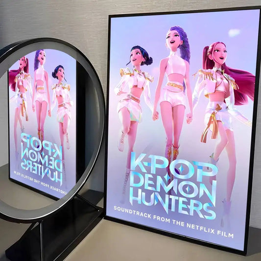 K-Pop Demon Hunters HD Poster – Waterproof Wall Decor