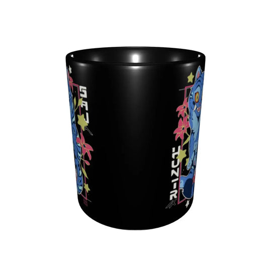 Unique Design KPop Demon Hunters Huntrix Blue Tiger Derpy Merch Mug