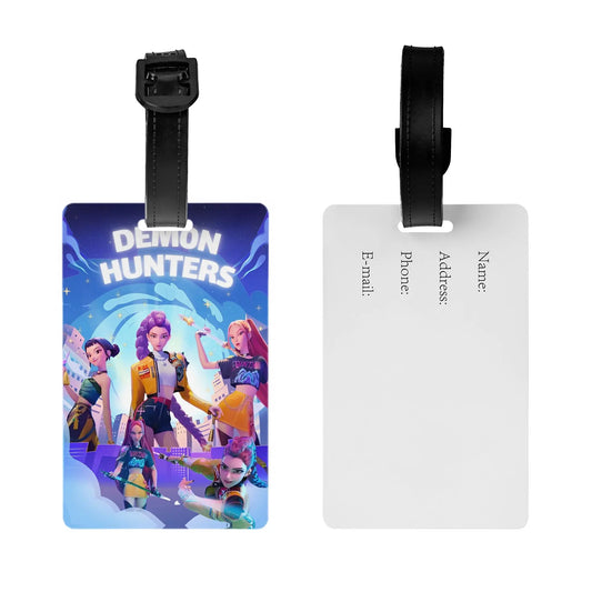 Anime KPop Demon Hunters Luggage Tags – Travel Accessories for Fans