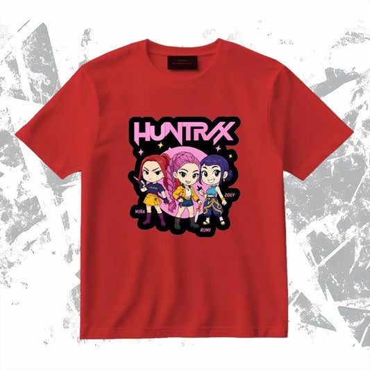 K-POP Korean Wave Demon Hunter Print T-shirt – Y2K Street Style Tops