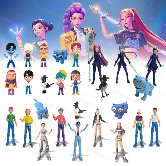 KPop Demon Hunters Figures – Anime Model Toys &amp; Desk Collectibles