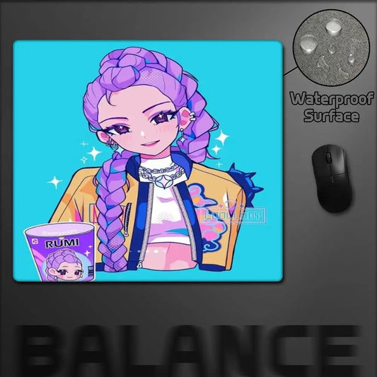 Anime KPOP Demon Hunters Extra Large Gaming Mouse Pad – Smooth &amp; Durable