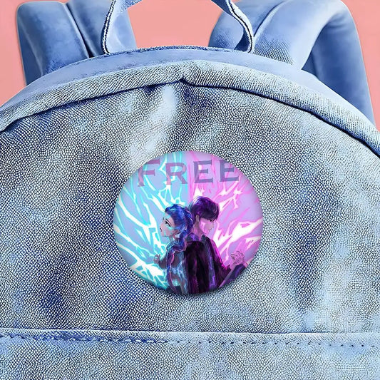 KPop Demon Hunters Rumi Jinu Handmade Brooch – Perfect for Fans and Cosplayers