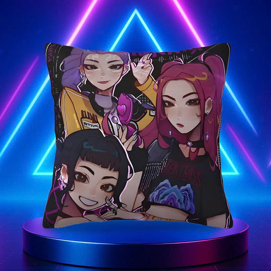 K-Pop Demon Hunter Throw Pillow Case