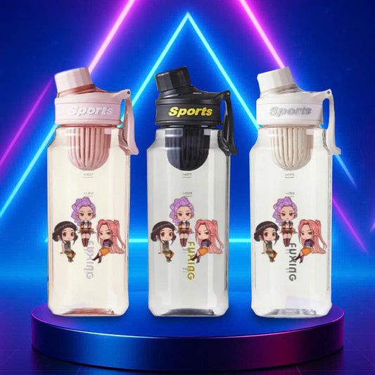 K-Pop Demon Hunters 750ml Leakproof Water Bottle
