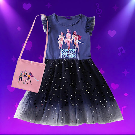 K-Pop Demon Hunters Princess Dress Set